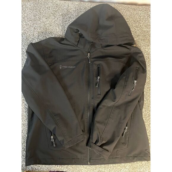 Free Country Men's Odyssey II Flex Super Softshell® Jacket Size XXL - Picture 3 of 8